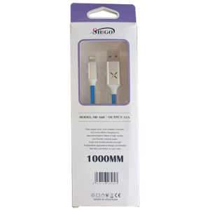 کابل شارژ Lightning شیگو مدل SH-166I طول 1 متر